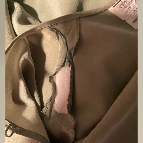 VINTAGE Valentino Boutique 100% seta Silk Blouse - Picture 6 of 9